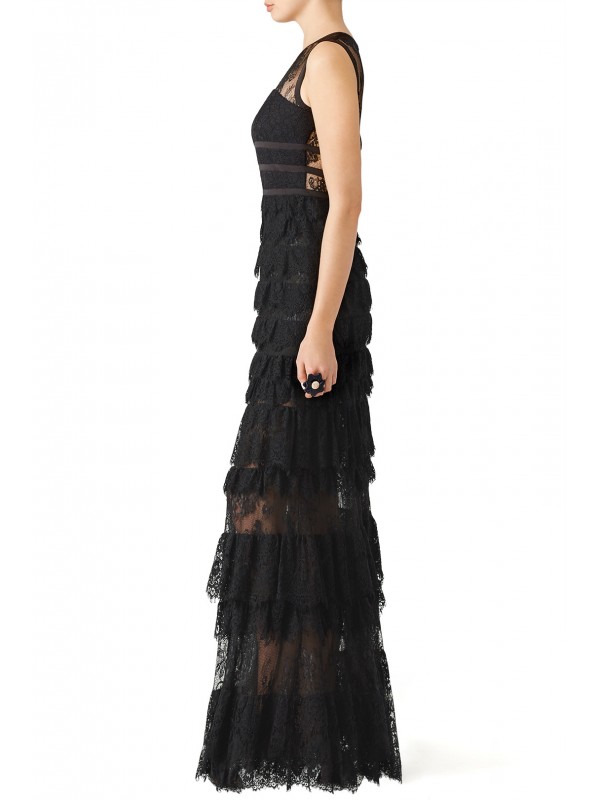 Black Lace Shannon Gown