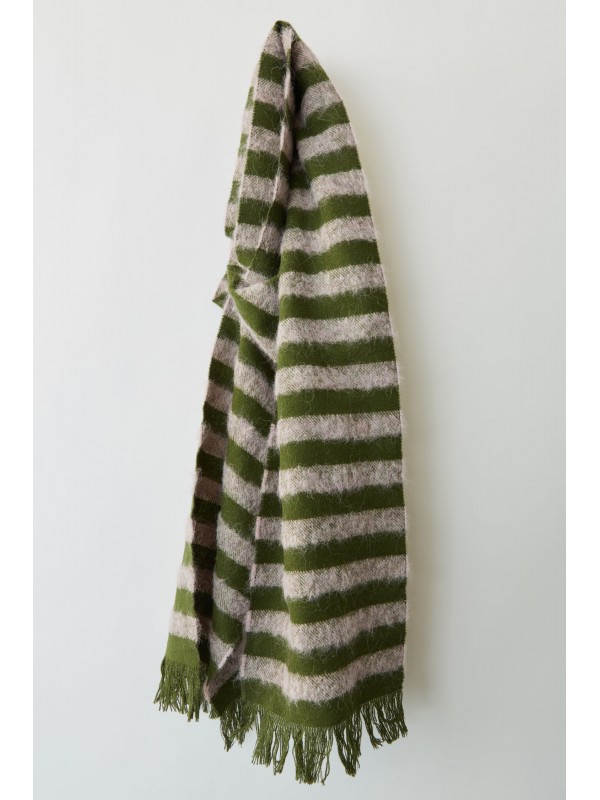 Striped scarf lilac